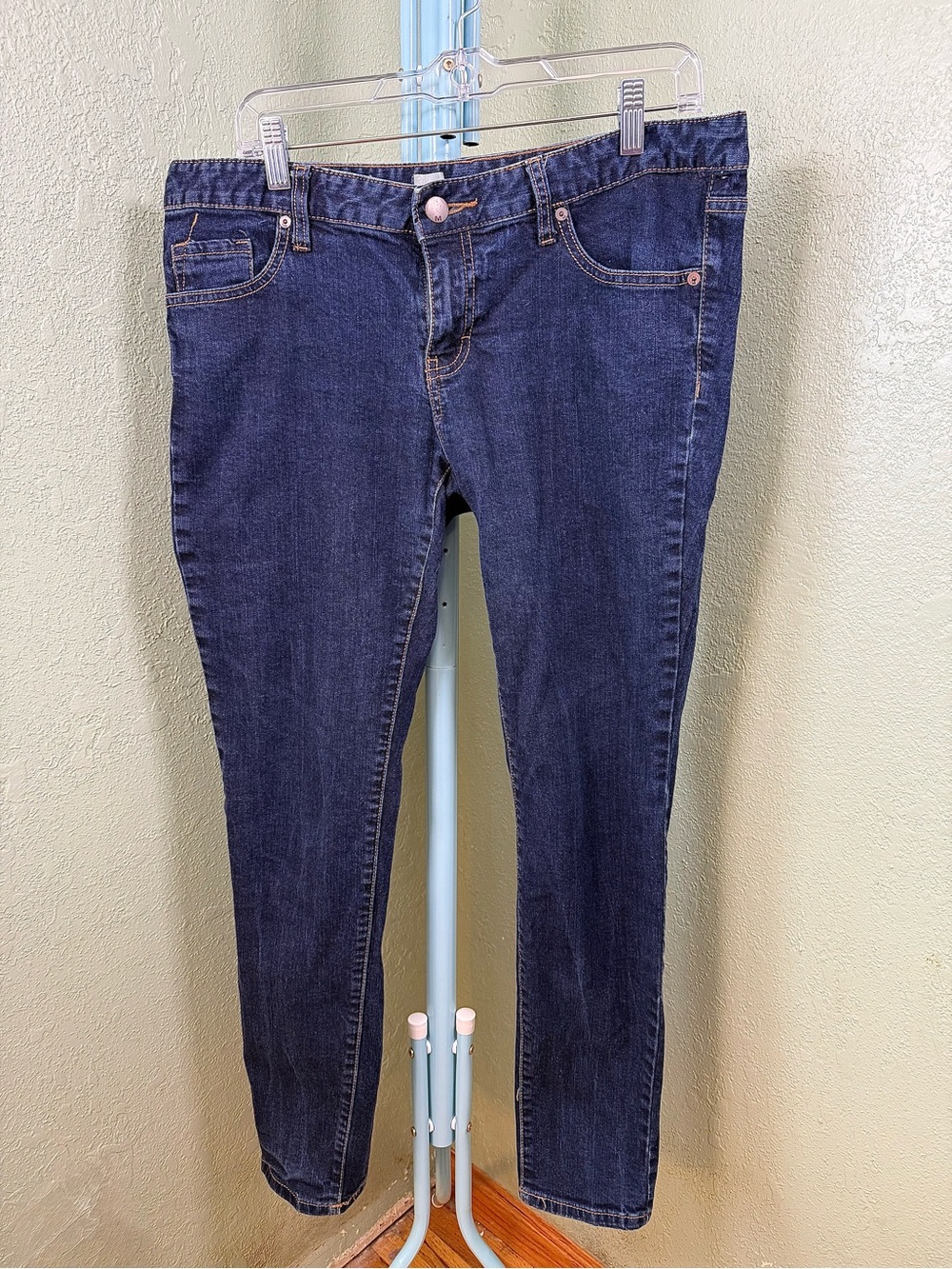 Mossimo Supply Co. Dark Indigo Skinny Jeans